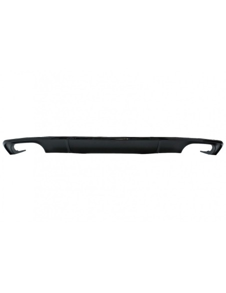 Valance Diffusore paraurti posteriore per Audi A4 B9 8W Avant (16-18), Nero per S-line