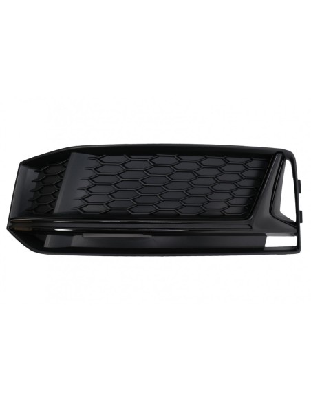 Griglia inferiore paraurti Copre griglie laterali per Audi A4 B9 Avant (16-18), Edizione Black S-Line