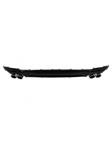 Valance Diffusore Paraurti Posteriore Audi A4 B9 8W Facelift (-Up), Nero