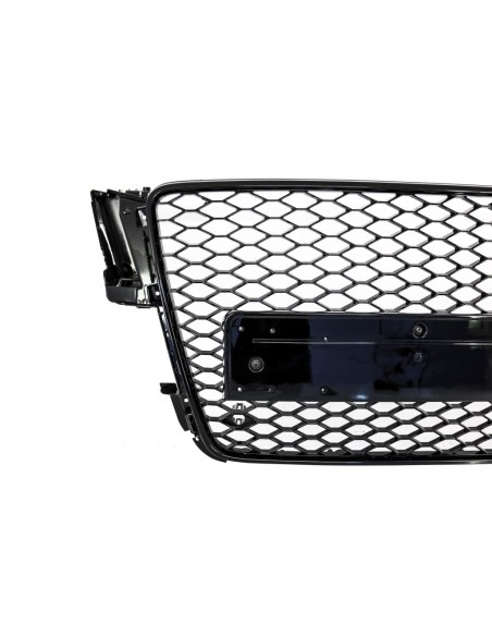 Griglia Anteriore Audi A5 8T (08-11) RS5 Design Badgeless, Nero Piano