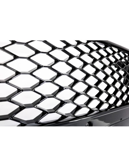 Griglia Anteriore Audi A5 8T (08-11) RS5 Design Badgeless, Nero Piano