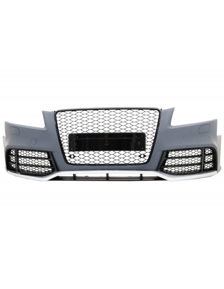 Paraurti Anteriore AUDI A5 8T Pre Facelift (07-11) w/ Spoiler Lip RS5 Design, Carbonio Reale