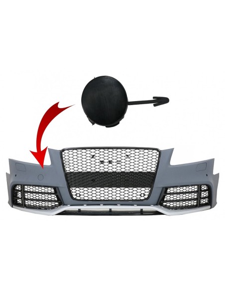 Gancio Traino Copertura Paraurti Anteriore AUDI A5 8T (08-16) RS5 Design