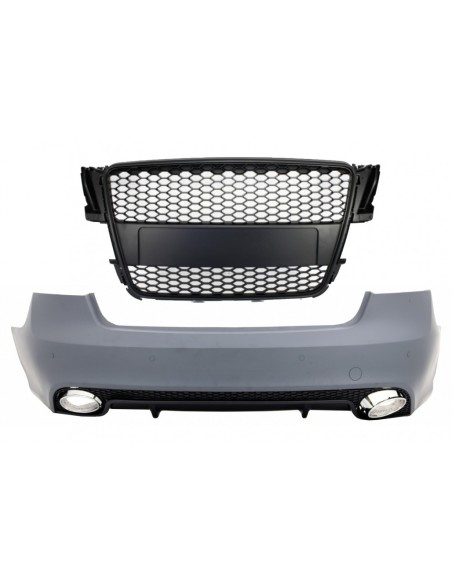 Paraurti Posteriore AUDI A5 S5 8T (07-11) RS5 Design, Griglia nero opaco