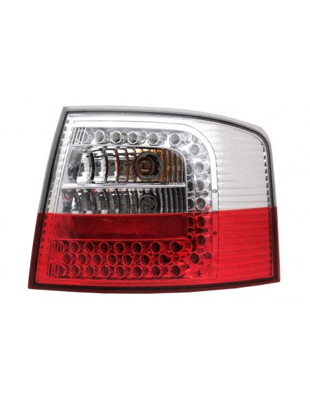 Fanali Posteriori LED Audi A6 4B C5 Avant Station Wagon (12.97-01.05) Rosso/Bianco