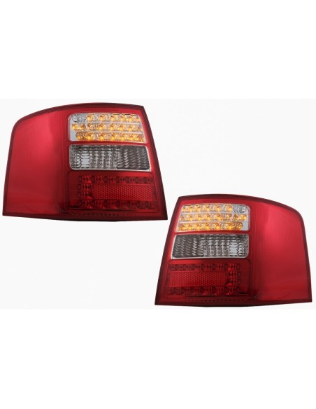 Fanali Posteriori LED Audi A6 4B C5 Avant (05.97-05.04) Rosso/Bianco