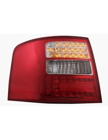 Fanali Posteriori LED Audi A6 4B C5 Avant (05.97-05.04) Rosso/Bianco