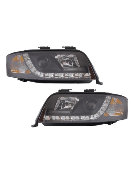 Fari DAYLINE Audi A6 (06.01-05.04) DRL Nero