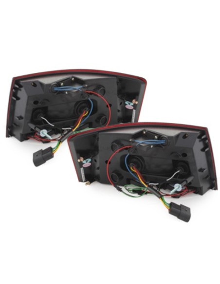 Fanali Posteriori LED Audi A6 Limousine (04-08) Fabbrica Cristallo Rosso LED