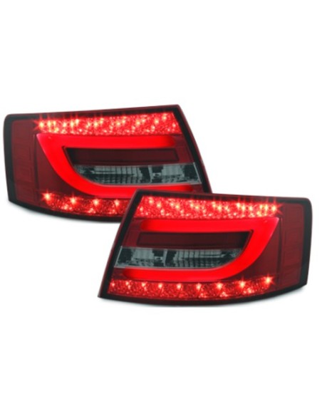 Fanali Posteriori LED AUDI A6 Limousine 04-08 Red-Smoke