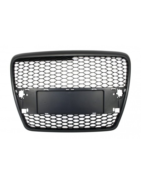 Calandra anteriore Badgeless per Audi A6 4F C6 (04-07) RS Design nero opaco