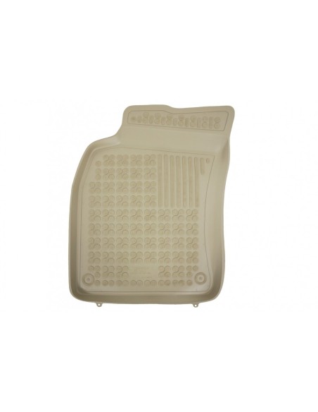 Tappetino gomma beige per Audi A6 C6 4F Berlina Avant (04-08) e A6 C6 Allroad Quattro (06-11)