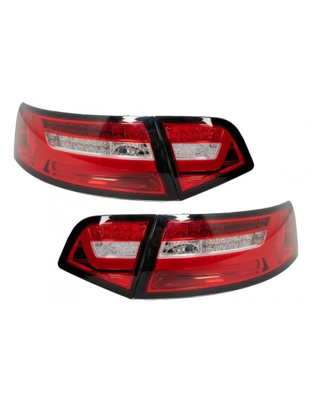 Fanali posteriori LED Audi A6 4F2 C6 Limousine (08-11) rosso chiaro Facelift con luci dinamiche