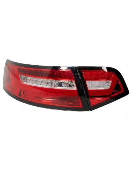 Fanali posteriori LED Audi A6 4F2 C6 Limousine (08-11) rosso chiaro Facelift con luci dinamiche