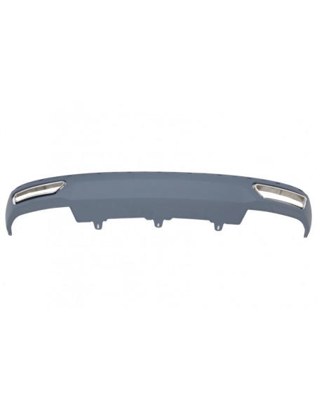 Paraurti posteriore Valance diffusore e scarico per Audi A6 4G (10-14) Facelift W12 Design