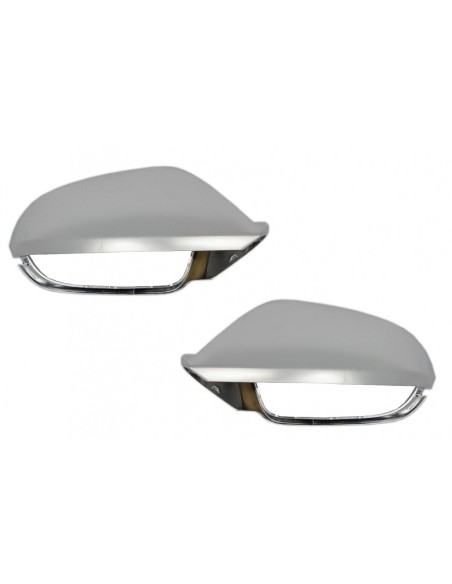 Custodia specchio completa per Audi A6 4G C7 (11-18) Limousine Avant in alluminio con design RS6 e Side Assist