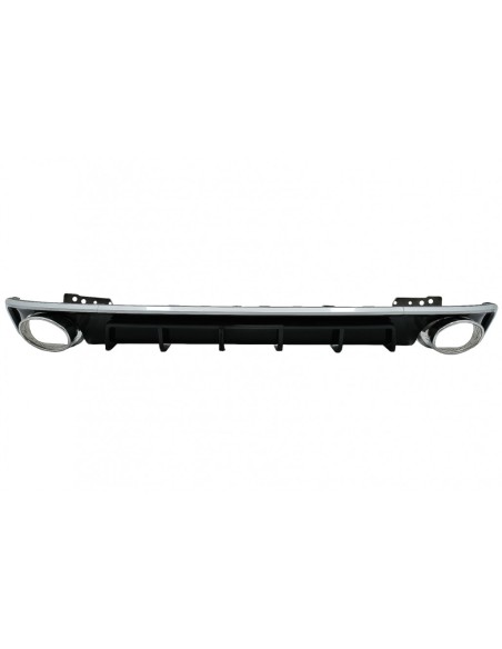 Paraurti posteriore Valance diffusore Argento per A6 C8 Avant Sedan RS6 Design.
