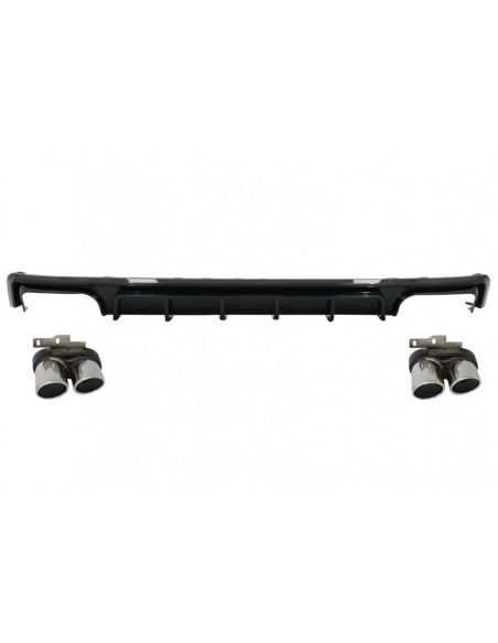Paraurti posteriore Valance diffusore S6 Design per A6 C8 Avant Sedan.