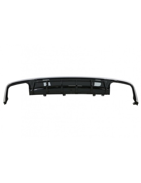 Paraurti posteriore Valance diffusore Argento S6 Design per A6 C8 Avant Sedan.