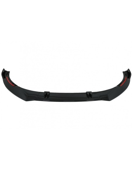 Paraurti anteriore Add-On Spoiler Lip Piano Nero per A6 4K C8 (18-up).