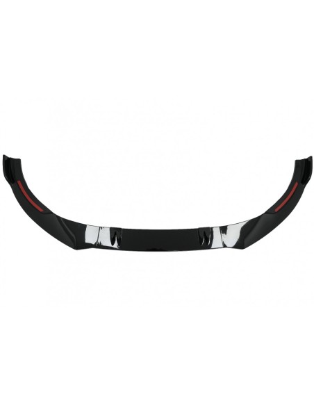 Paraurti anteriore Add-On Spoiler Lip Piano Nero per A6 4K C8 (18-up).