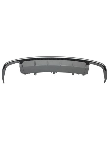 Paraurti posteriore Valance diffusore con scarico e griglia anteriore per Audi A6 4G Facelift (15-18) berlina Limousine.