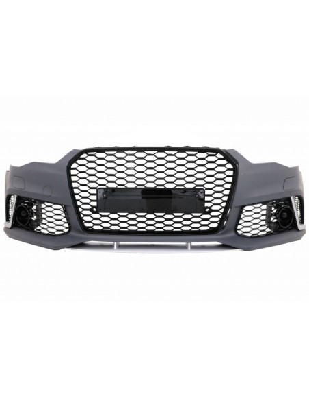 Paraurti anteriore con paraurti posteriore RS6 Design paraurti nero per Audi A6 4G Facelift (15-18).
