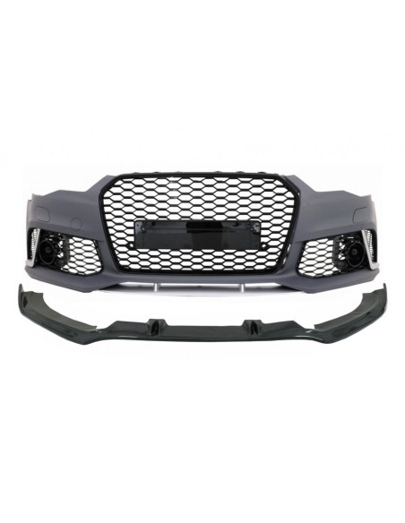 Labbro anteriore dello spoiler con Add-On del paraurti per la progettazione di facelift RS6 di Audi A6 C7 4G.