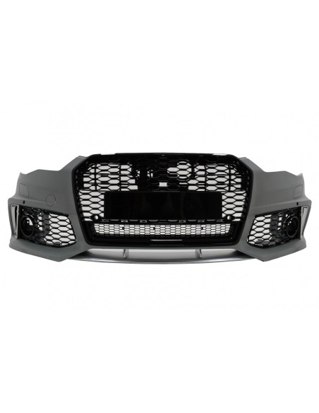 Paraurti anteriore con griglia centrale per Audi A6 C7 4G Facelift (15-18) RS6 Design.