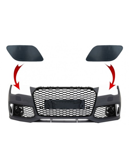 SRA copre il paraurti anteriore per Audi A7 4G (10-18) RS7 Design