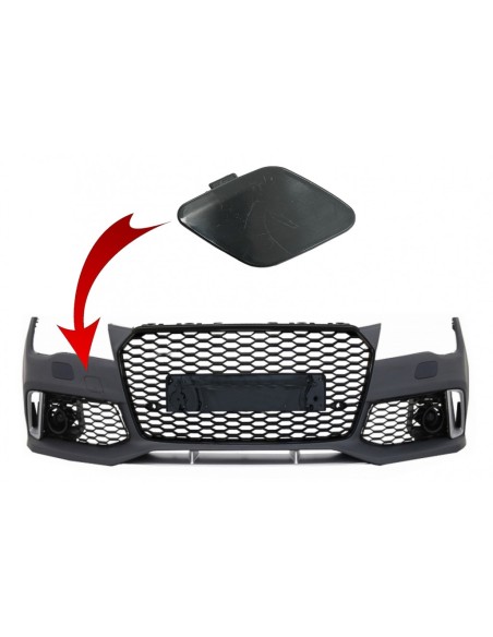 Copertura gancio di traino per paraurti anteriore Audi A7 4G (10-18) RS7 Design