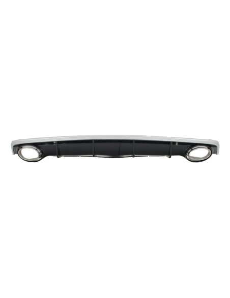 Paraurti posteriore Valance diffusore w/ scarico suggerimenti per Audi A7 4G Facelift (15-18) RS7
