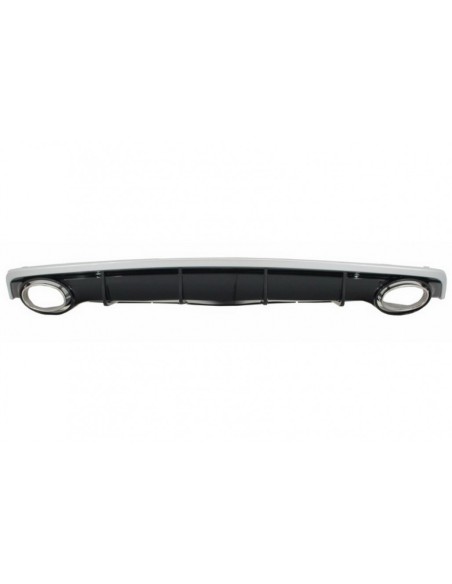 Paraurti posteriore Valance diffusore w/ scarico suggerimenti per Audi A7 4G Facelift (15-18) RS7
