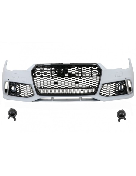Paraurti anteriore w/ griglia per Audi A7 4G Facelift (15-18) RS7 Design