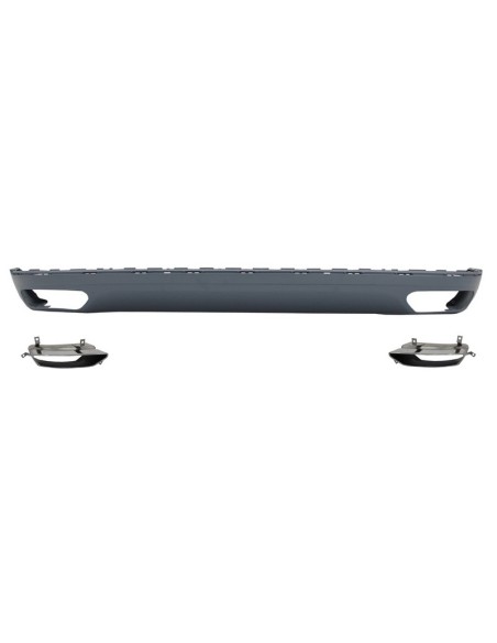 Paraurti posteriore diffusore Valance w/ scarico per Audi A8 D4 (10-14) W12 Design