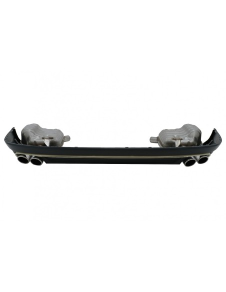 Paraurti posteriore diffusore Valance w/ scarico per Audi A8 D4 Facelift (15-17) S8 Design