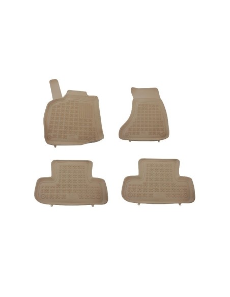 Tappetino in gomma beige per AUDI Q5 8R (08-17)