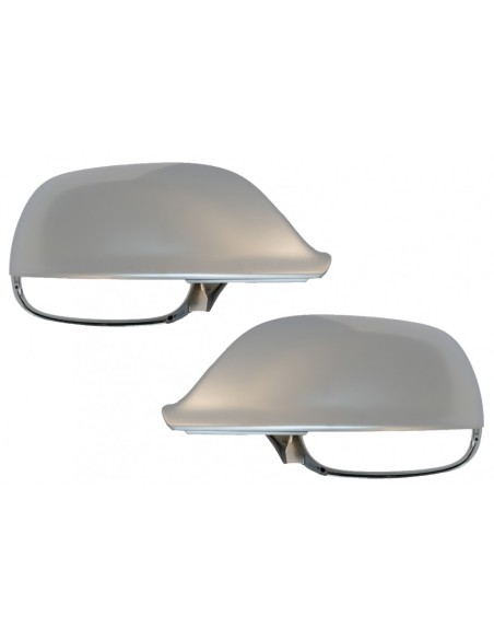 Coperchi per specchietti retrovisori in alluminio per AUDI Q5 - SQ5 8R (11-08-16) Q7 - SQ7 4L facelift (06-09-08-15)