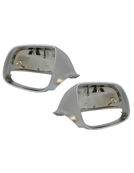 Coperchi per specchietti retrovisori in alluminio per AUDI Q5 - SQ5 8R (11-08-16) Q7 - SQ7 4L facelift (06-09-08-15)