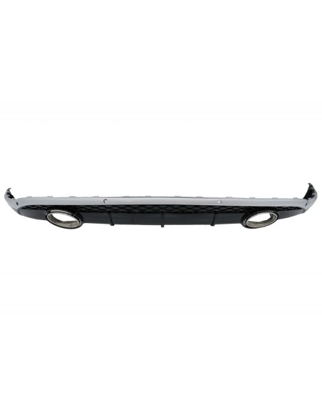 Paraurti posteriore diffusore w/ passaggi laterali per AUDI Q5 8R (11.08-16) S-Line Design nero w/ Chrome