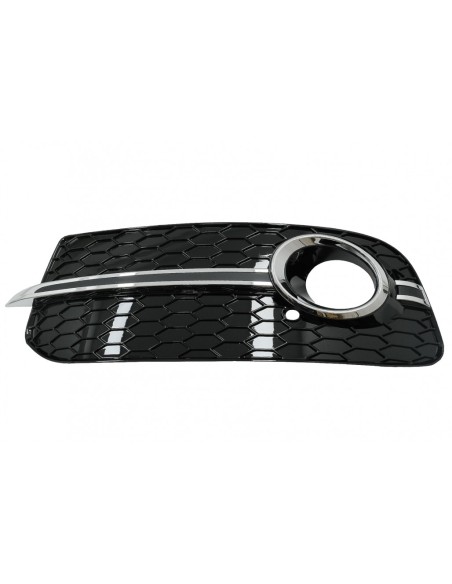 Fendinebbia copre le griglie laterali per Audi Q5 SUV 8R Facelift (12-16) RS Design Black & Chrome