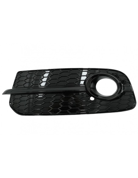 Fendinebbia copre le griglie laterali per Audi Q5 SUV 8R Facelift (12-16) Full Black RS Design