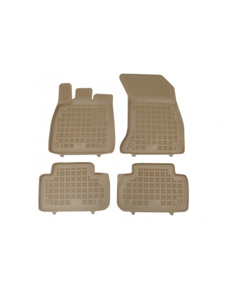Tappetini auto in gomma beige per AUDI Q5 FY (17-)