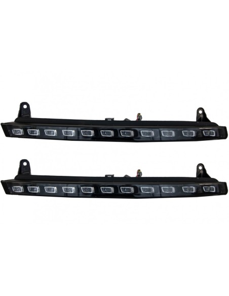 Luci di marcia diurne LED DRL per Audi Q7 4L (06-09) luci di svolta Facelift Design
