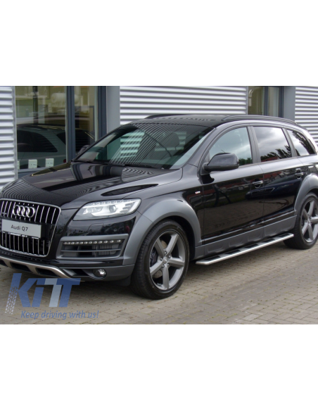 Fender Flares archi ruota per Audi Q7 4L (10-15) Facelift Off Road Package - strisce laterali