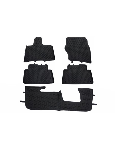 Tappetini Gomma Audi Q7 4L (06-15) 5-7 Posti Nero