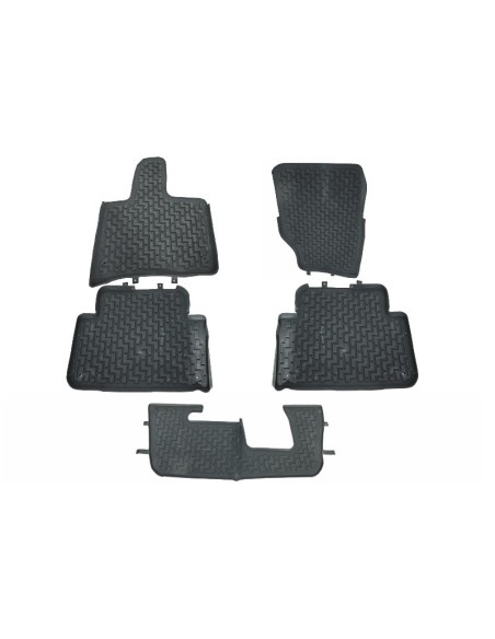 Tappetini Gomma Audi Q7 4L (06-15) 5-7 Posti Grigio