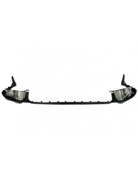 Paraurti Post. Spoiler Valance Diffusore Doppia Uscita Audi Q8 S-Line (18-) Silver Tips