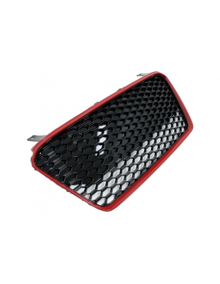 Griglia Ant. Audi R8 42 1st Gen. Facelift (13-15) RS Nero Lucido Rosso