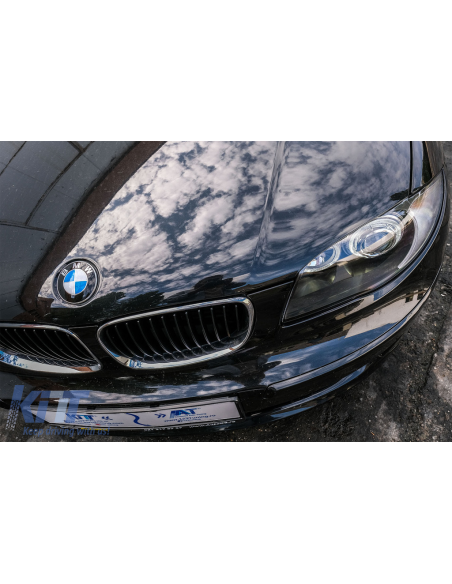 Fanali Angelo Occhi BMW 1 Serie E81 E82 E87 E88 (04-11) 2 Halo Nero